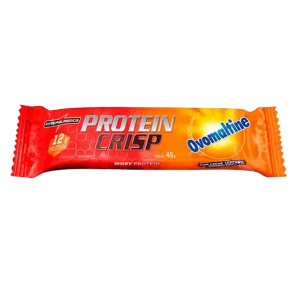 BARRA PROTE�CA PROTEIN CRISP SABOR  OVOMALTINE INTEGRALMEDICA - 45G